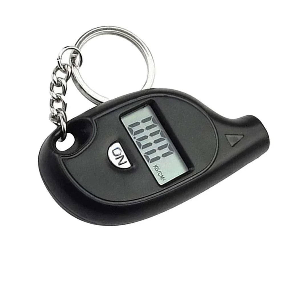 5-100 PSI Digital Tire Pressure Gauge | Keychain Car Tire Tester with LCD Display alternate view