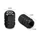4Pcs Metal Car Wheel Tire Valve Caps | Dustproof Cover for Opel Models detail view