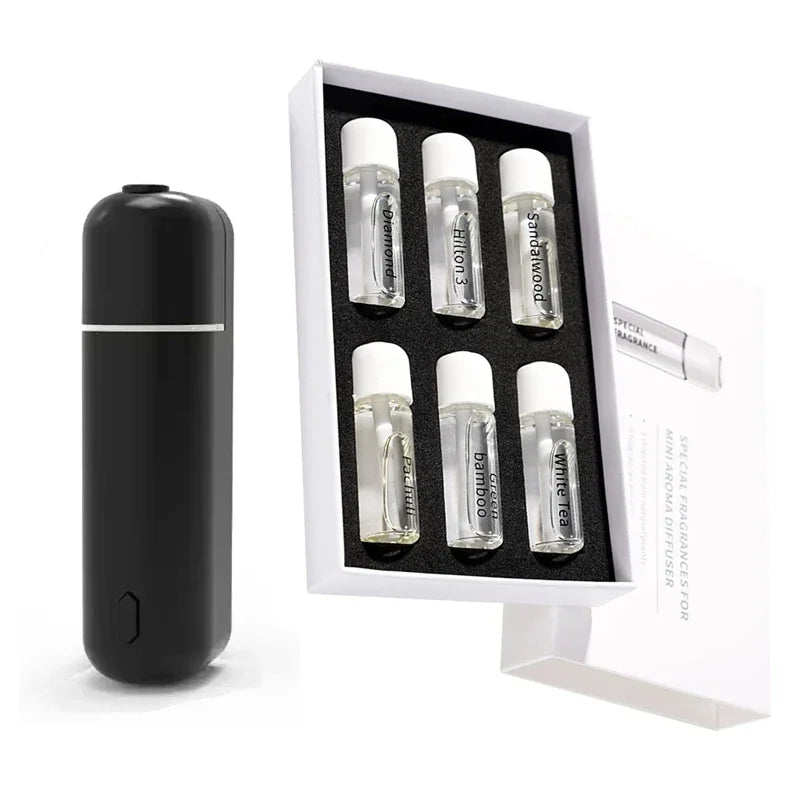 Car Air Freshener Perfume Vent Clip Electric Aroma Diffuser Cordless with 6 Scent Sma alternate view