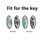 Crystal TPU Key Case for Hyundai Kona Ev Grandeur GN7 IONIQ 6 2023 2024 5 7 Button Remote Car Key Cover Fob Holder Accessories