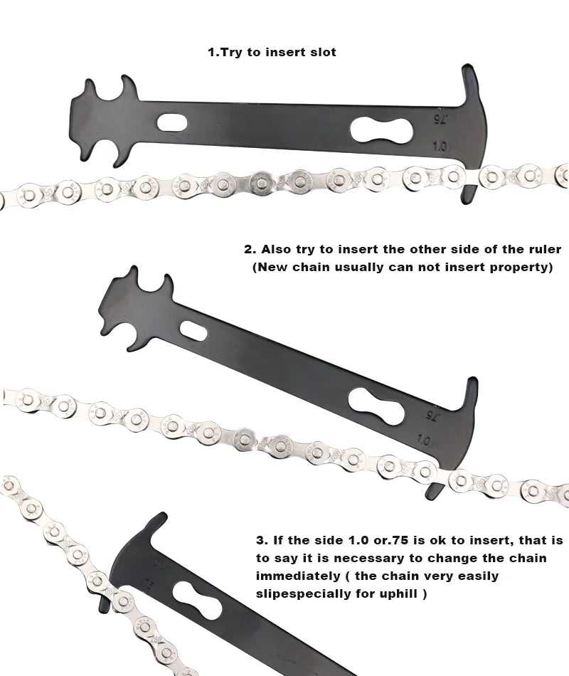 Bicycle Repair Tool Set Chain Wear Checker 6/7/8/9/10/11 Speed Joint Magic Buckle MTB alternate view