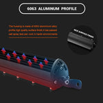 15 Inch 20 Inch 32 Inch LED Light Bar | Super Slim Work Light for Trucks and Offroa additional angle
