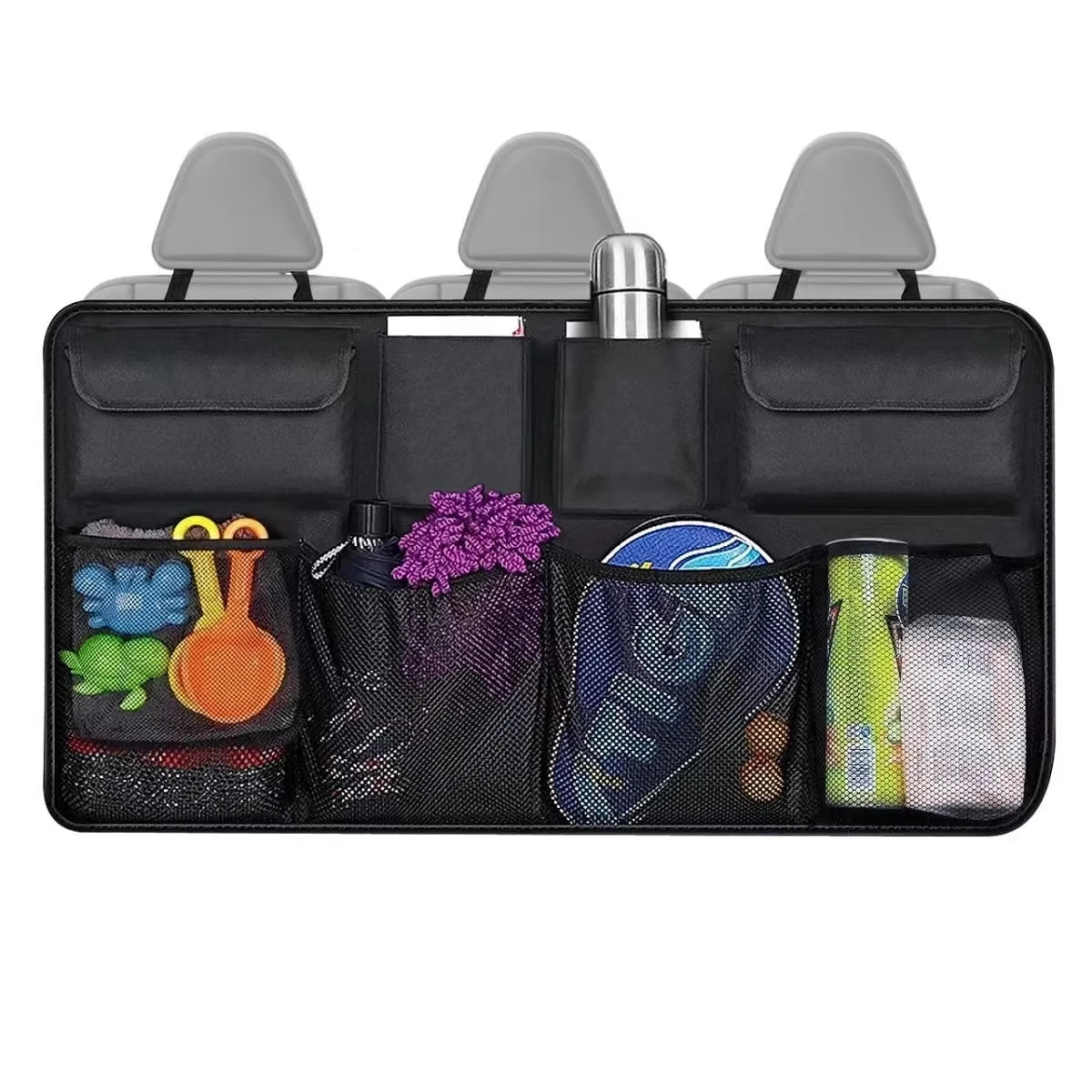 Organizer for Car SUV Truck rear seat backrest hanging bags Backseat net bags car sto alternate view