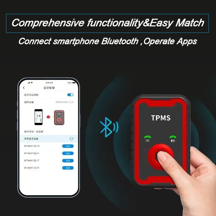 Programable TPMS Sensors 2 in 1 433MHz+315MHz | Tire Pressure Monitor System lifestyle view