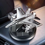 Solar Car Air Freshener | Rotating Airplane Aromatherapy Diffuser