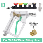 Bear Force Pressure Washer Water Gun | Universal Quick Connector Kit for Karcher Nilfi close-up view