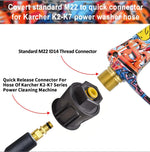 Foam Cannon Kit for Karcher K2-K7 | High Pressure Washer Quick Connect Nozzle & Car Cl close-up view