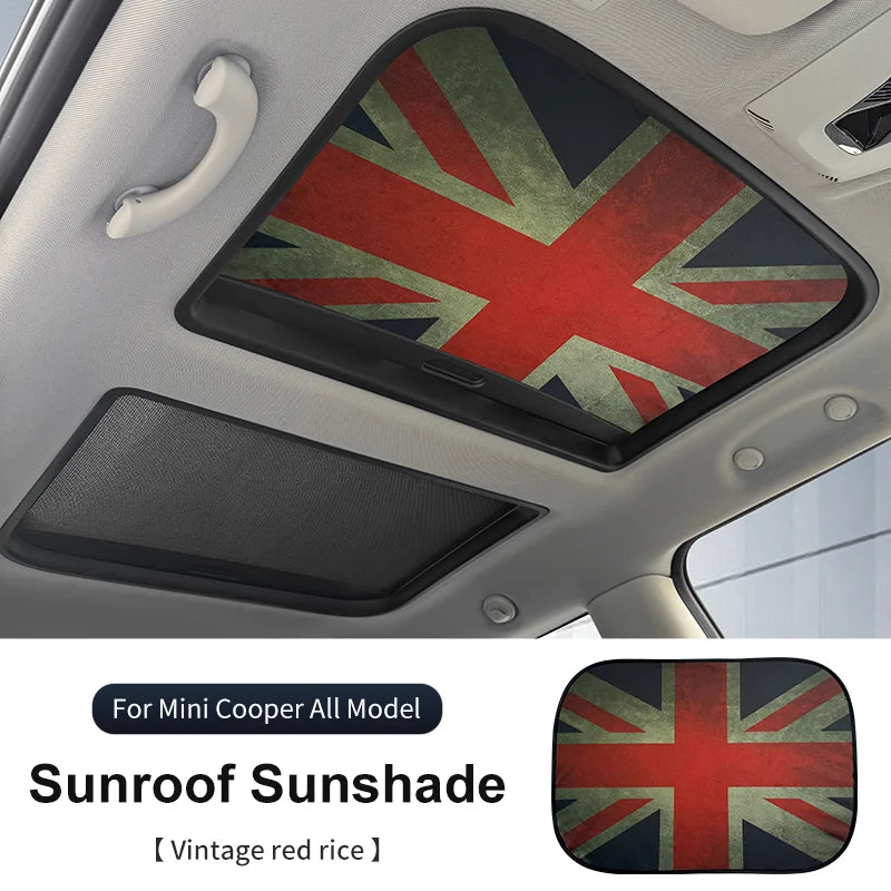 Mini Cooper Sunroof Sunshade Cover | UV Protection Heat Shield Foldable alternate view