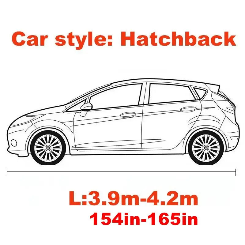 Universal Stretch Car Cover | Sunproof Windproof Dustproof UV Protection for Sports C alternate view