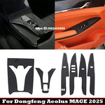For Dongfeng Aeolus MAGE 2025 Interior Accessories Car Window Glass Switch Pad Armrest Center Console Anti Slip Gear Shift Pad