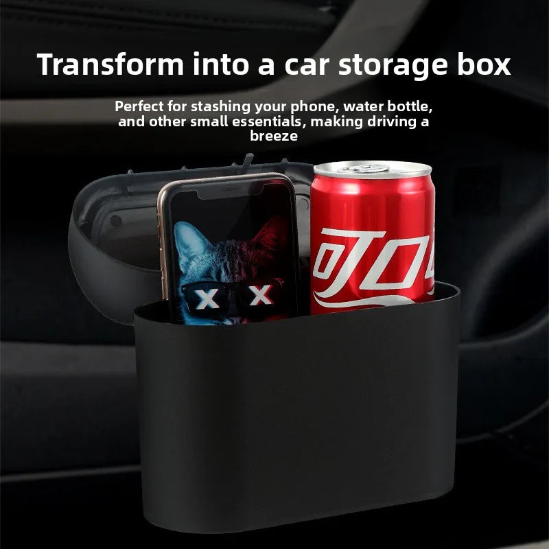 Multifunctional Car Trash Can for Door & Seat Back Large Capacity Hanging Storage Org alternate view