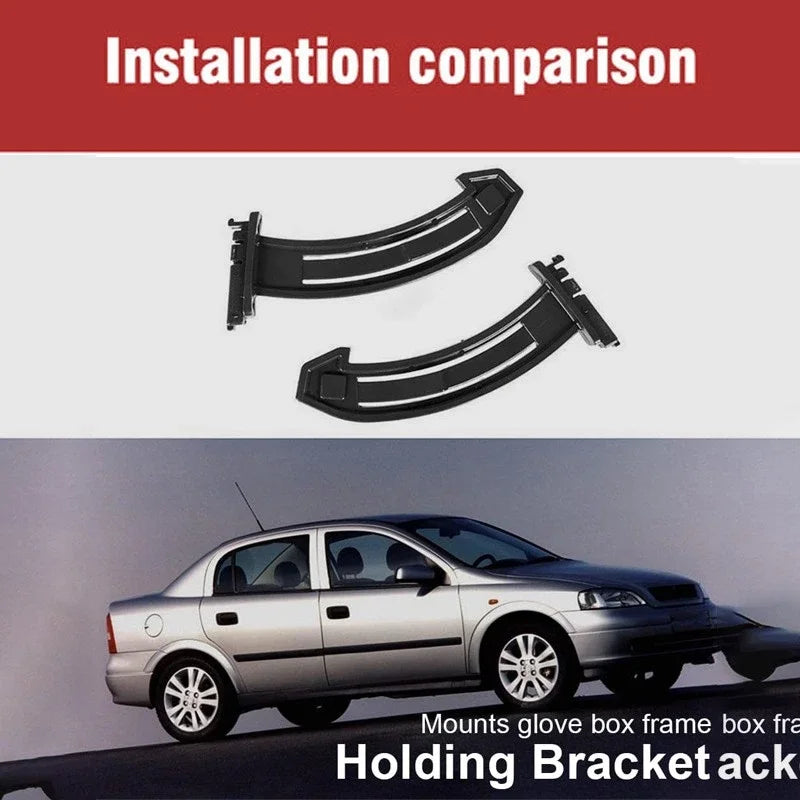 5114275 93176476 Holding Bracket Mount Glove Box Frame Set for Opel Astra G From 1998-20 detail view