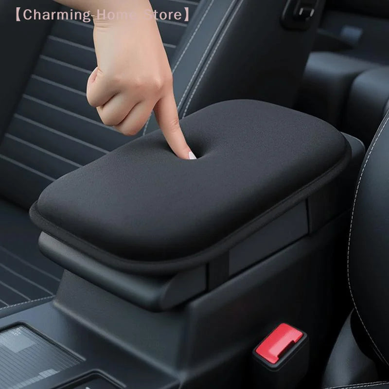 【M】Car Armrest Cushion Booster Pad Central Armrest Box Plush Pad Protection Cover Anti Scratch Universal Heightening Pad