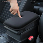 【M】Car Armrest Cushion Booster Pad Central Armrest Box Plush Pad Protection Cover Anti Scratch Universal Heightening Pad