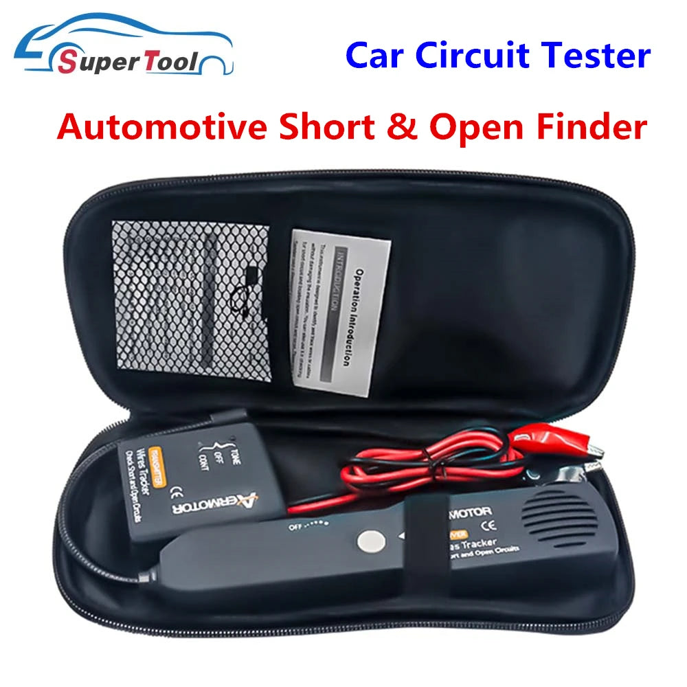 Professional Automotive Short & Open Finder Car Repair Tool Circuit Short Detector Tracer 6-42V DC Diagnose Tool Circuit Tester