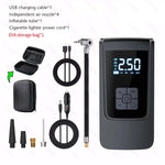 Wireless Car Air Pump Portable Air Compressor Electric Tire Inflator with LCD Digital lifestyle view