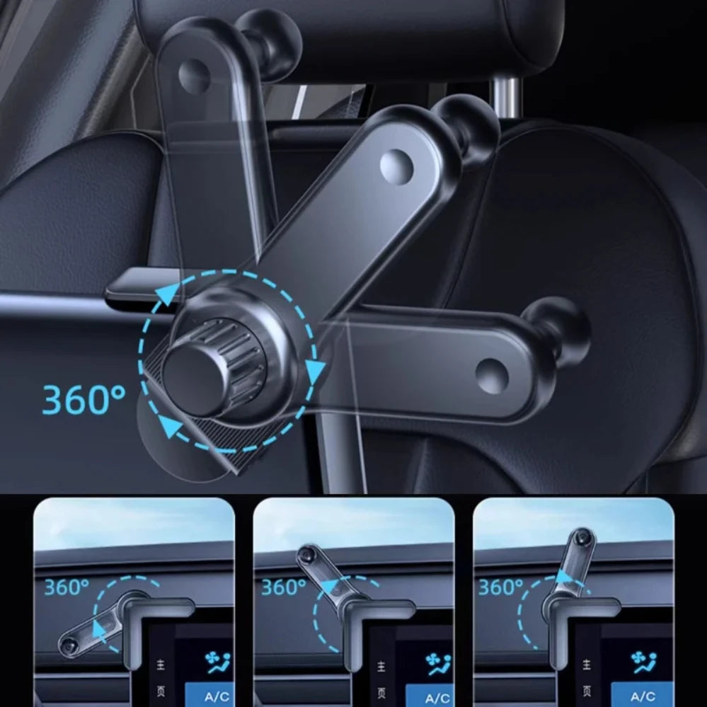 Universal Car Display Screen Phone Holder | Tesla Model 3 Y S X BYD ATTO 3 SEAL DOLPHI close-up view
