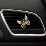 Butterfly Car Perfume Clip Dragonfly Shape Shiny Rhinestone Auto Air Outlet Freshener Perfume Clip for Car Accessories Interior