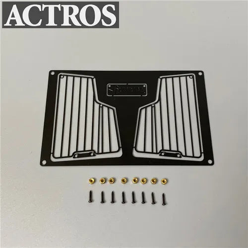 2pcs Metal Headlight Guard Lampshade for 1/14 Tamiya RC Truck Tipper BENZ Arocs 3363 3348 Car DIY Parts
