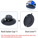 Rockbros Suction Cup Holder with Pump | Roof-Top Bike Rack Vacuum Mount for MTB and R alternate view