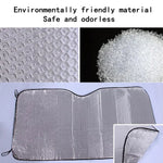140x70CM Car Window Sun Shade Windshield Snow Ice Anti-UV Protection Front Rear Win additional angle