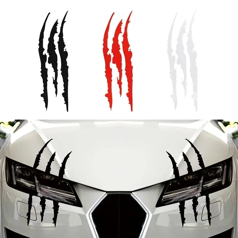 Ghost Claw Scratch Car Sticker PVC