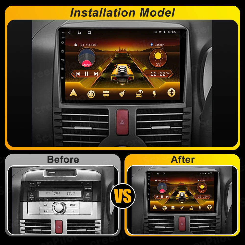 Android 16 For Toyota Rush DAIHATSU TERIOS 2006 - 2011 Car Radio Stereo Head Unit Mul alternate view