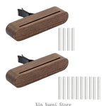 Wooden Car Air Freshener Natural Scent Long Lasting Fragrances Safe Mounting