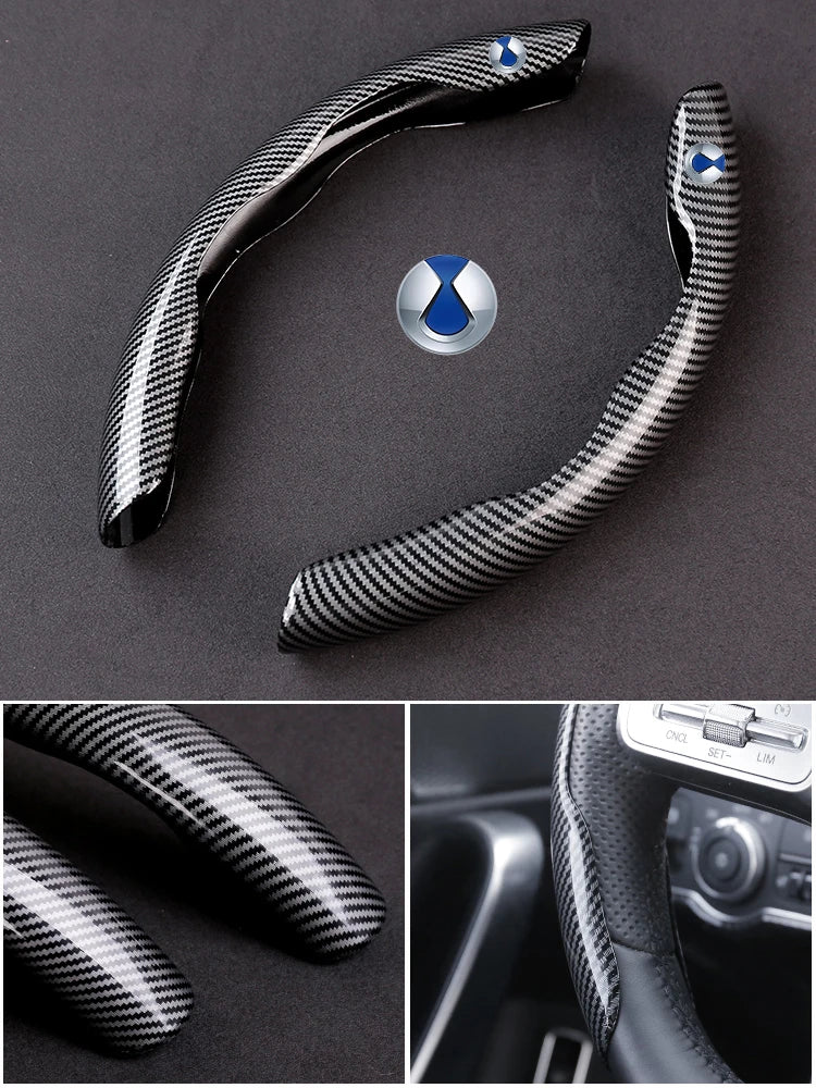 Car Carbon Fiber Texture Steering Wheel Cover Tengsheng DENZA Z9 EV Z9 DM Z9GT EV Z9S EV N7 N8 N8L N