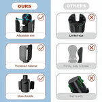 64oz Large Cup Holder Expander for Car | Expandable Cup Holder Adapter with Adjustable close-up view