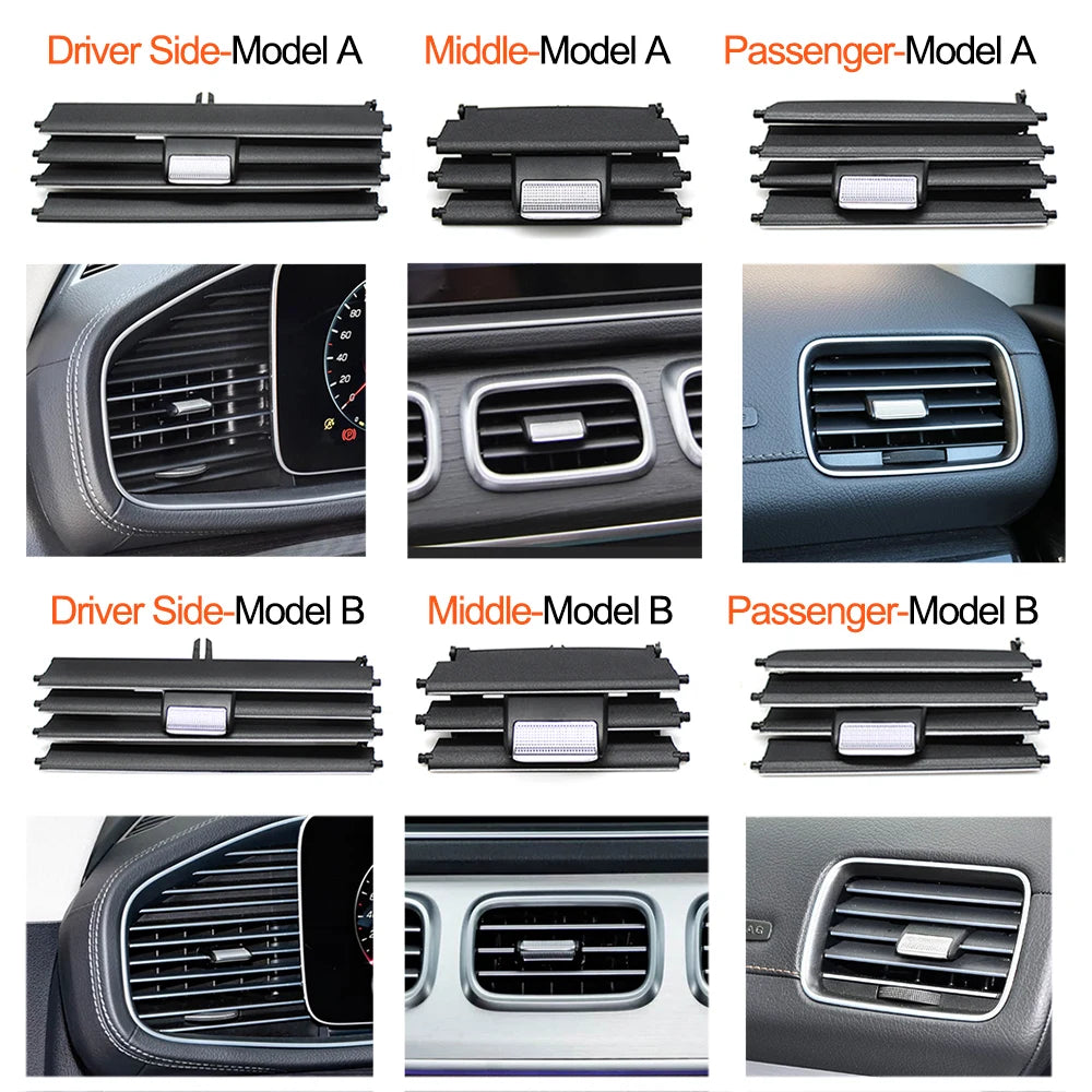 Car Air Conditioner Central Left Right AC Vent Grille Tab Clip Outlet Repair Kit For Mercedes Benz GLE GLS W167 2020-2025