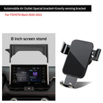 Car Mobile Phone Holder For Toyota Rav4 8-in Screen Fixing Navigation Bracket Wireless Charging Navigation Cellphone Holder
