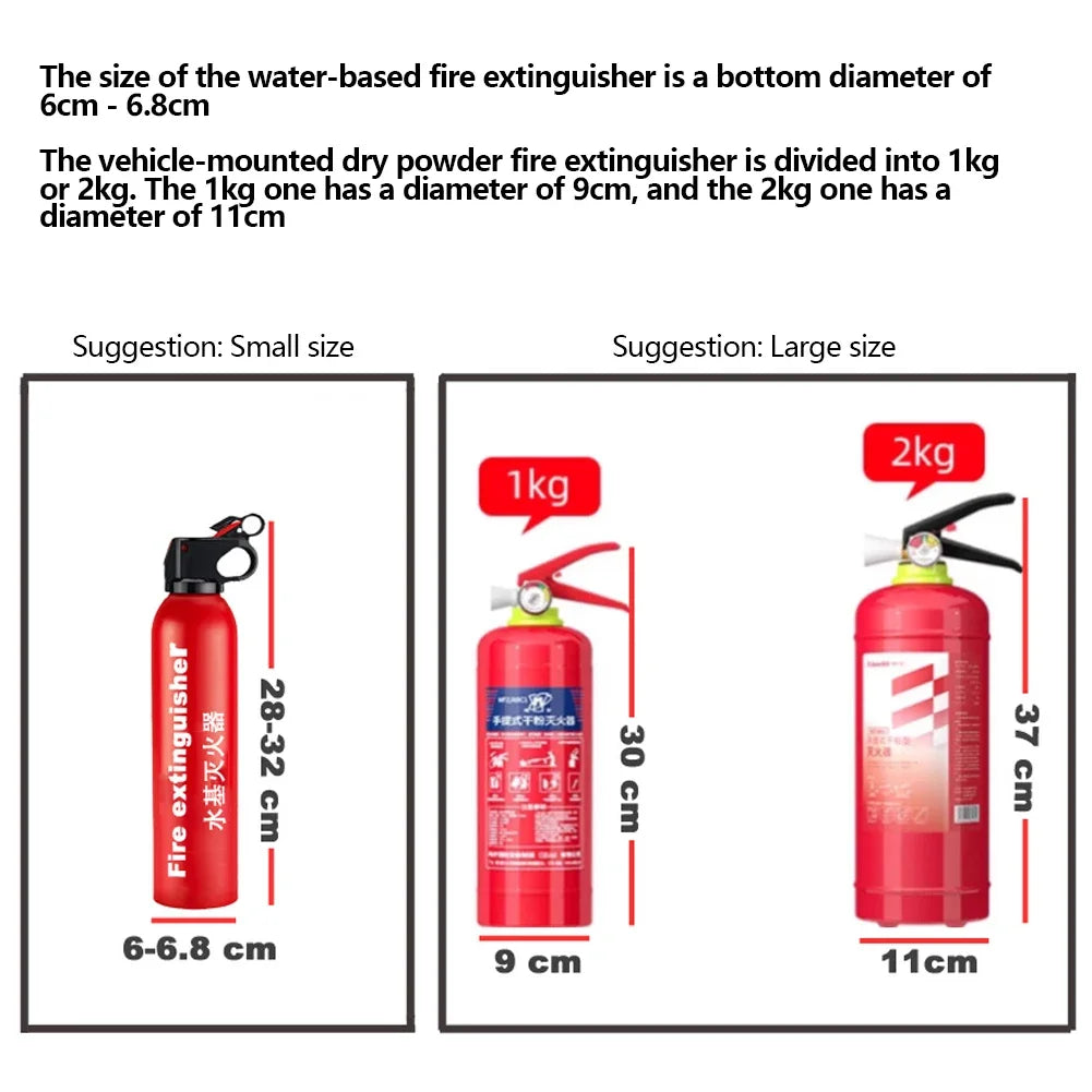 Car Organizer Storage Bag Fire Safety Bottle Holder Oxford Cloth Auto Interior Access lifestyle view