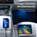 【New-in】UGREEN 130W Car Charger Fast Charging PD Quick Charger USB Type C Phone Charg lifestyle view