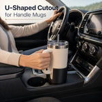 Adjustable Car Cup Holder Expander for Large Bottles and Mugs with Handles