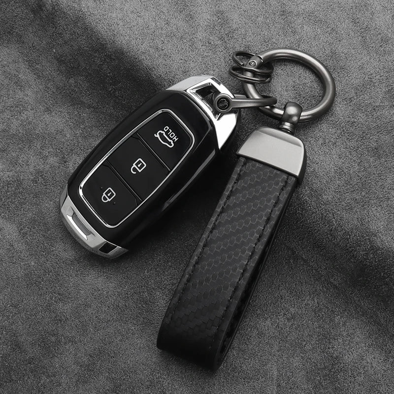 Alloy Car Key Strap Unisex Key Ring close-up view