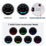 85MM Digital Tachometer 3000-8000 RPM | 7-Color Backlight LCD for Boat Car Marine RV alternate view