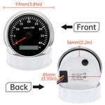 85mm Digital LED Tachometer | 7 Color Backlight Gauge for Marine Boat Motorcycle Car detail view