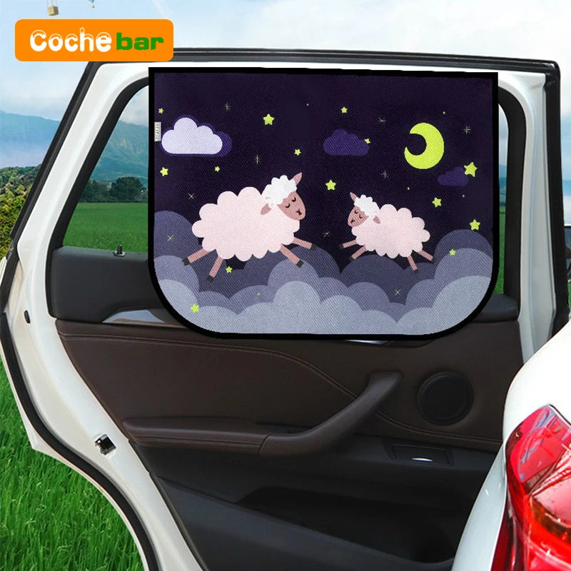 Universal Car Sun Shade Cover | UV Protect Side Window Sunshade for Kids