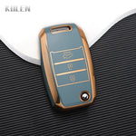 TPU Car Flip Key Case Cover Shell Fob For KIA RIO 3 K2 K3 K4 K5 Sportege Picanto Optima Soul Ceed Sorento Forte Stinger Cerato