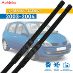 Xukey Front Windscreen Wiper Blades Set for Renault Grand Scenic / Scenic 2 II 2003 2004 | 26" + 21"