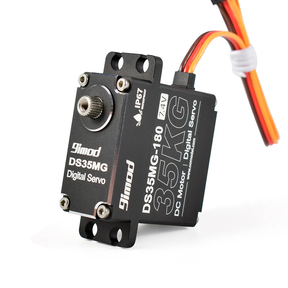 9imod DS35MG Waterproof Metal Gear Servo for 1:8 1:10 RC Crawler SCX10 TRX4 D90 close-up view