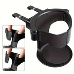 Adjustable Car Vent Cup Holder with Sponge Base | Secure Grip for Bottles and Cans close-up view