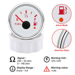 52mm 2 Inch Marine Boat Gauge Set | Oil Pressure Water Level Fuel Temperature Voltmete close-up view