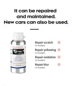 2PCS Car Headlight Liquid Polymer Polish 800ML Car Headlights Polishing Renovation Repair Liquid Light Restoration Besteam Auto Part
