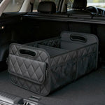 Waterproof Polyester Car Trunk Organizer for SUV with 6 Pockets Vehicle Storage Accessory