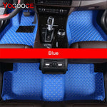 YOGOOGE  Custom Car Floor Mats For Audi Q7 Auto Carpets Foot Coche Accessorie