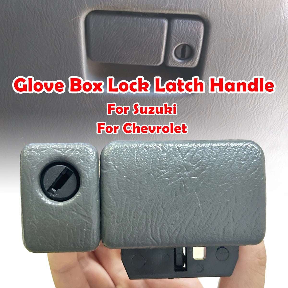 For Suzuki Grand Vitara Jimny Chevrolet tracker Gray Car Glove Box Lock Latch Handle 7343076811P4Z A