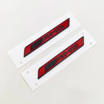 2pcs ABS Logo AMG Emblem Sticker Car Fender Side Badge for Mercedes A45 C63 W204 W205 lifestyle view