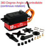 TD-9512MG 12KG Digital Metal Steering Servo for RC Car 1:8 1:10 close-up view